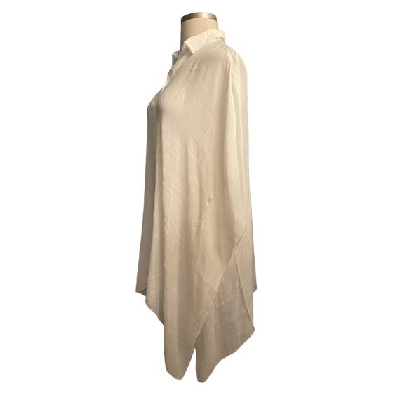 Size One Size Odiva Ivory Casual Top - Picture 2 of 3